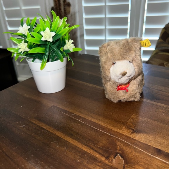Vintage Steiff "Browny" Bear w/ Tag 1445/12  5.5” Made in Austria Plush HTF - Picture 3 of 6